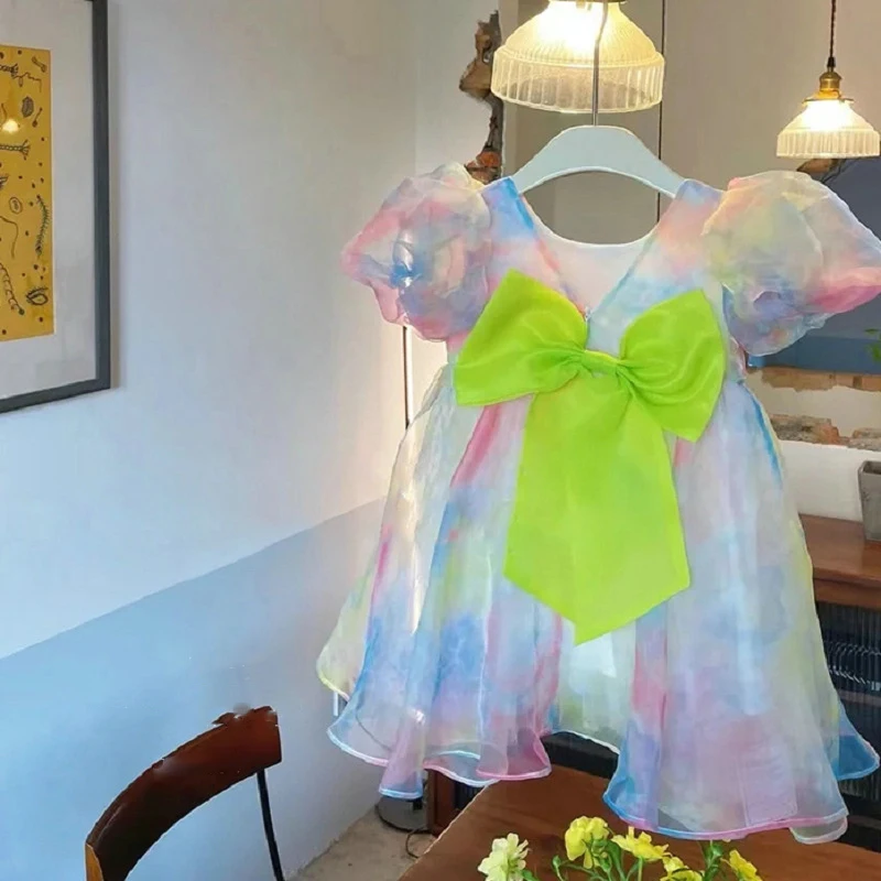 Baby Clothing Yellow - Summer Girls Dress Children'S Clothing 2025