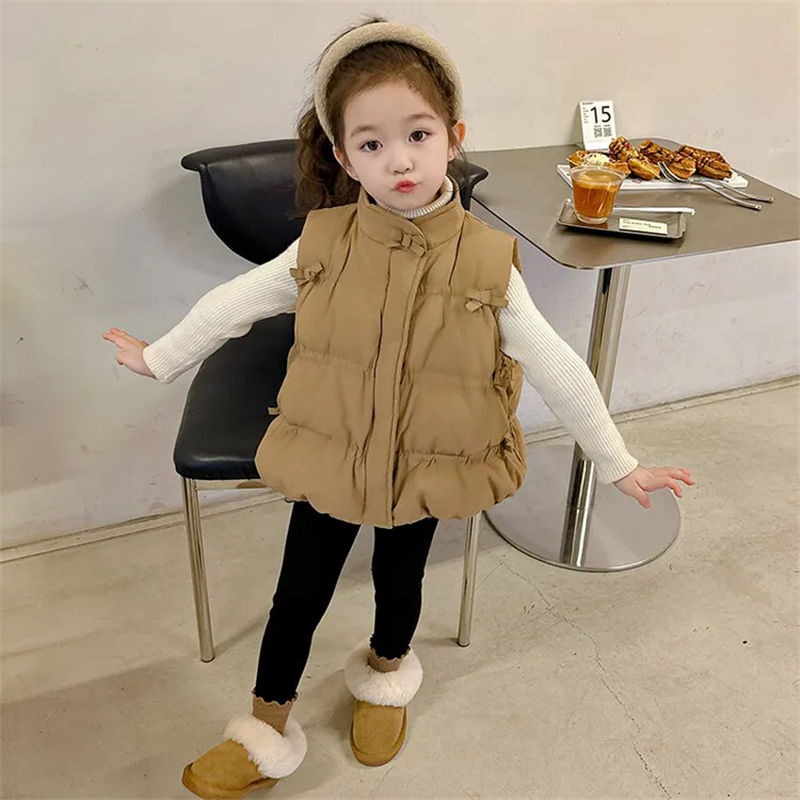 Baby Clothing Designer - Girl's Thickened Winter Vest 2025 New