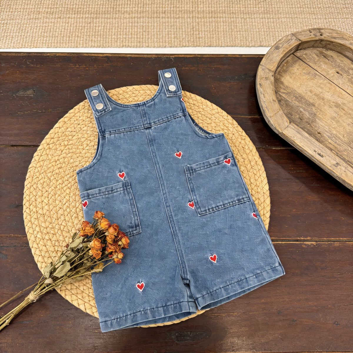 Baby Overall Denim - 2026 Summer New Girls Denim Overalls