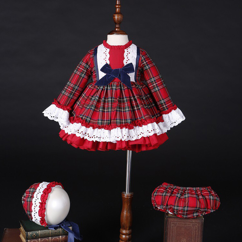 Baby Xmas Clothing - Baby Girl Autumn Winter Christmas Red
