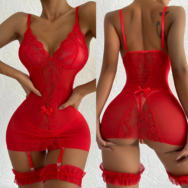Baby Gown Nightwear - Ladies Lingerie Sleepwear Sexy Women Lace
