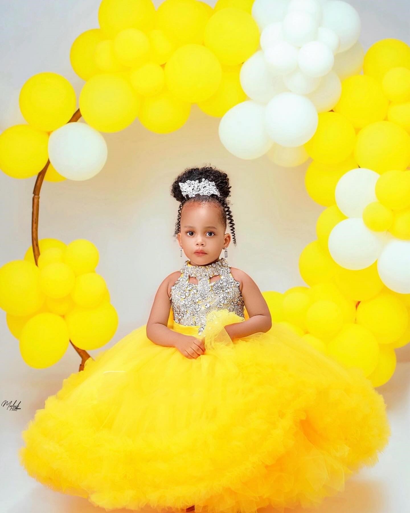 Gorgeous Yellow Flower Girl Dr - Baby Clothing Yellow ulasan dan harga