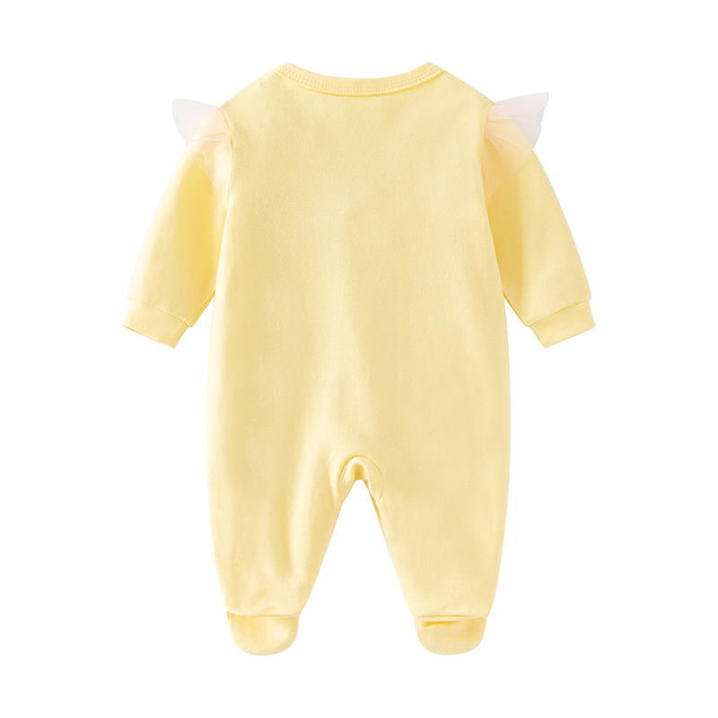 Newborn Baby Girl Spring & Fal - Baby Clothing Yellow ulasan dan harga