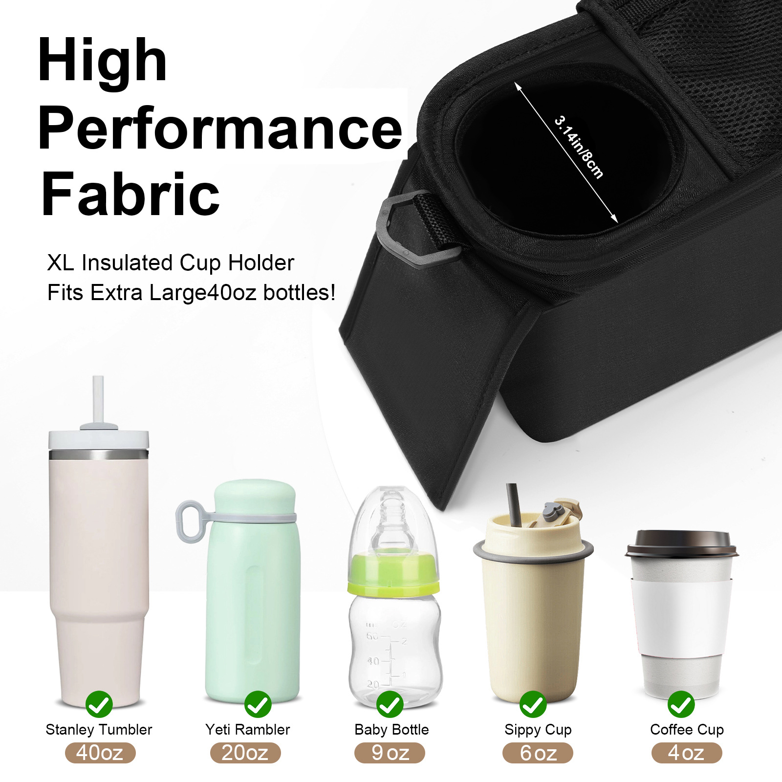 Baby Stroller Organizer Large  - Baby Clothing Types ulasan dan harga