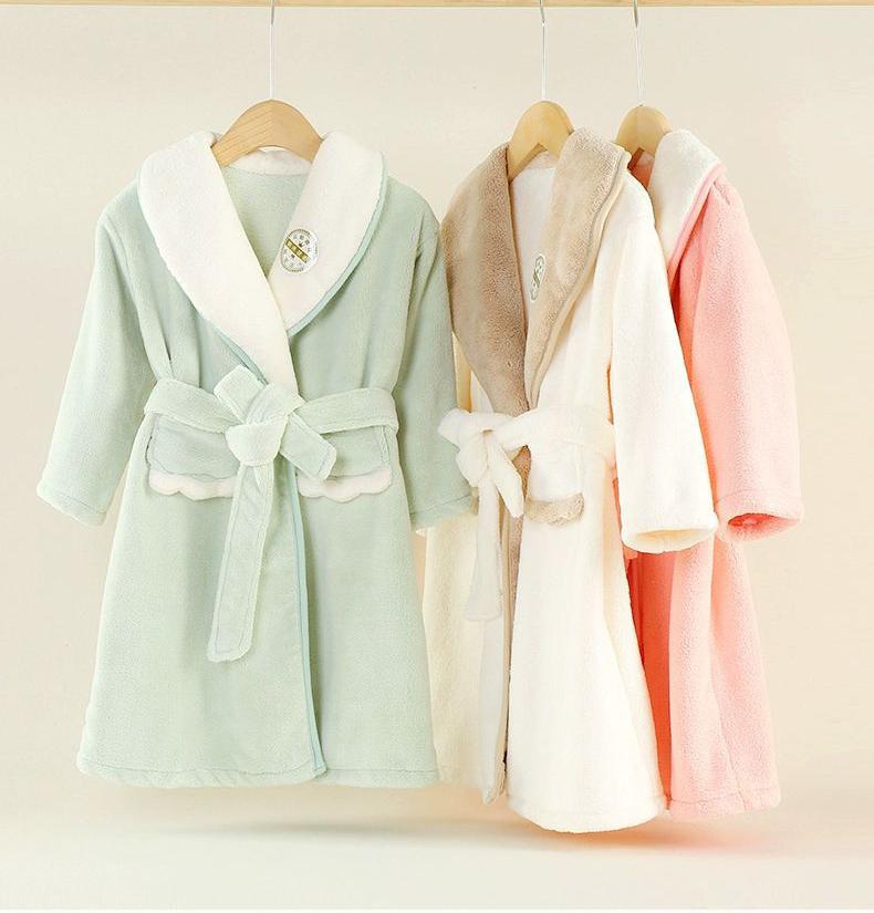 Children's Cartoon Robe Winter - Baby Gown Nightwear ulasan dan harga