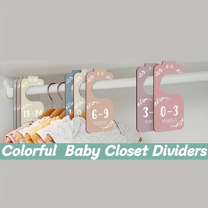 8pcs Wooden Baby Closet Divide - Baby Clothing Wardrobe ulasan dan harga