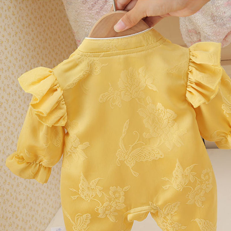 Spring Autumn Toddler Girl Clo - Baby Clothing Yellow ulasan dan harga
