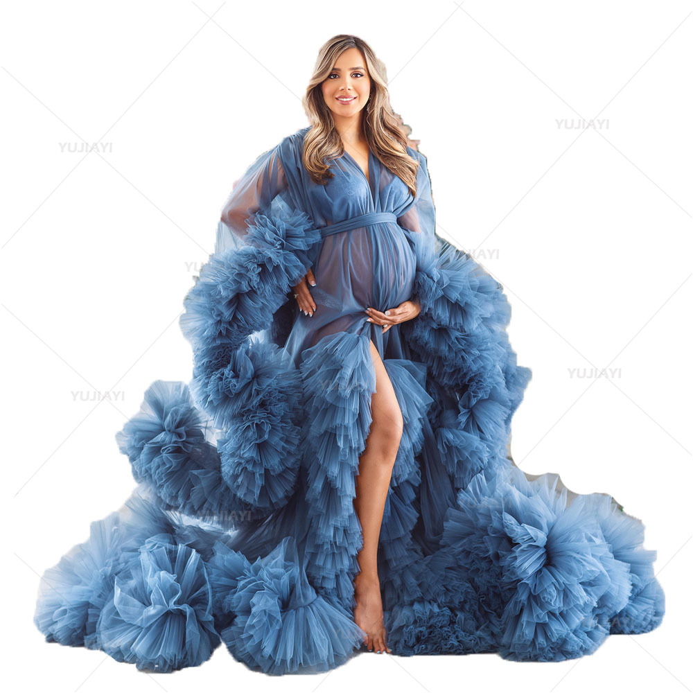 Luxury Fluffy Women's Prom Dre - Baby Gown Nightwear ulasan dan harga