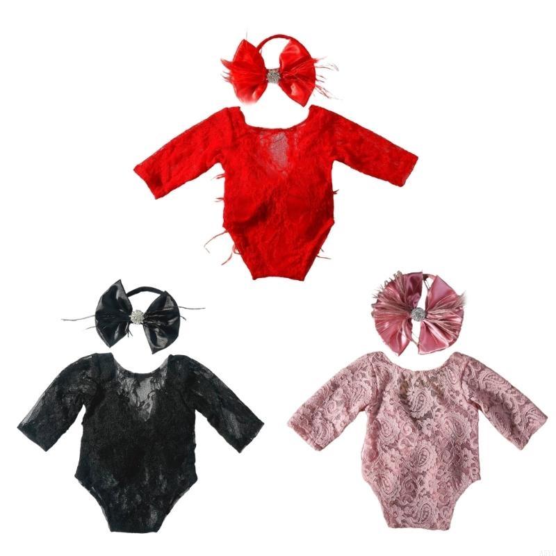 A5YC Beautiful Lace Romper & H - Baby Clothing Unique ulasan dan harga