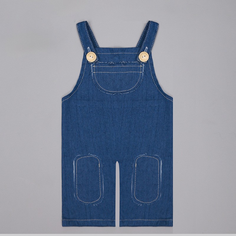 ❤️Newborn Photography Clothing - Baby Overall Denim ulasan dan harga