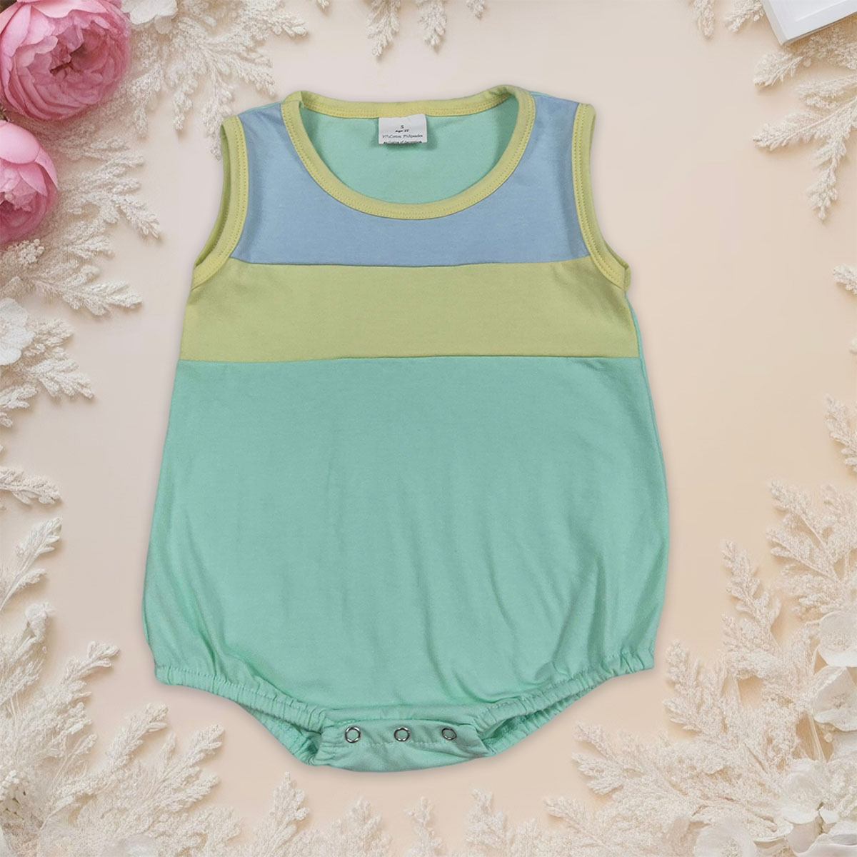 Newborn Baby Boy Sleeveless Bl - Baby Clothing Yellow ulasan dan harga