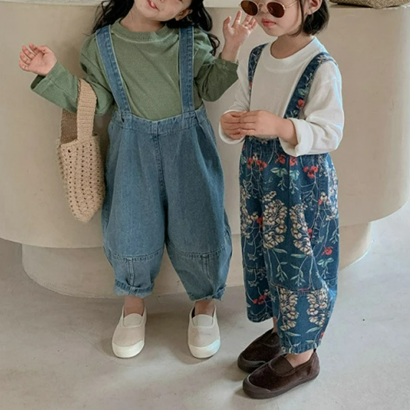 2025 Summer Boys And Girls Den - Baby Overall Denim ulasan dan harga