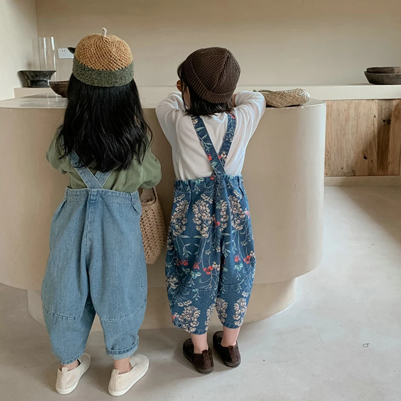 2025 Summer Boys And Girls Den - Baby Overall Denim ulasan dan harga