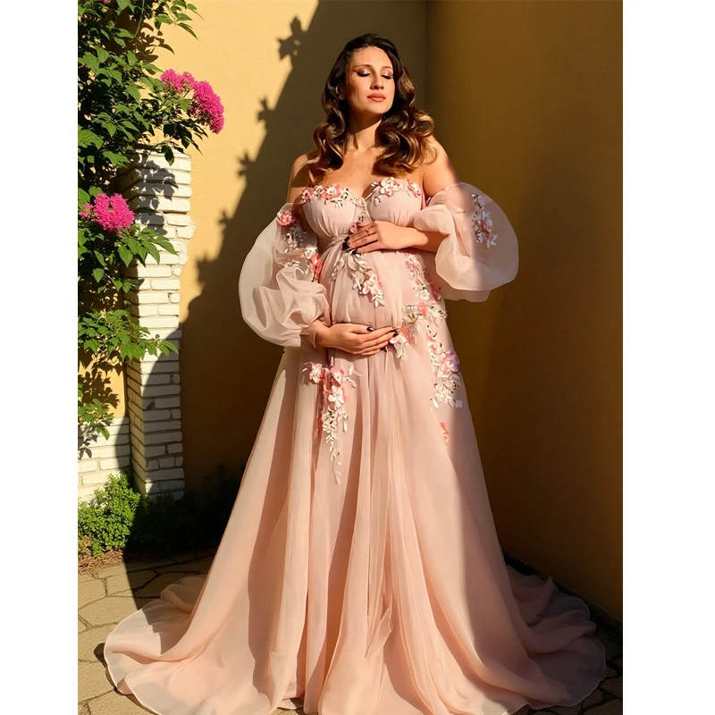 Hand-Finished Maternity Gown - - Baby Clothing Embroidery ulasan dan harga