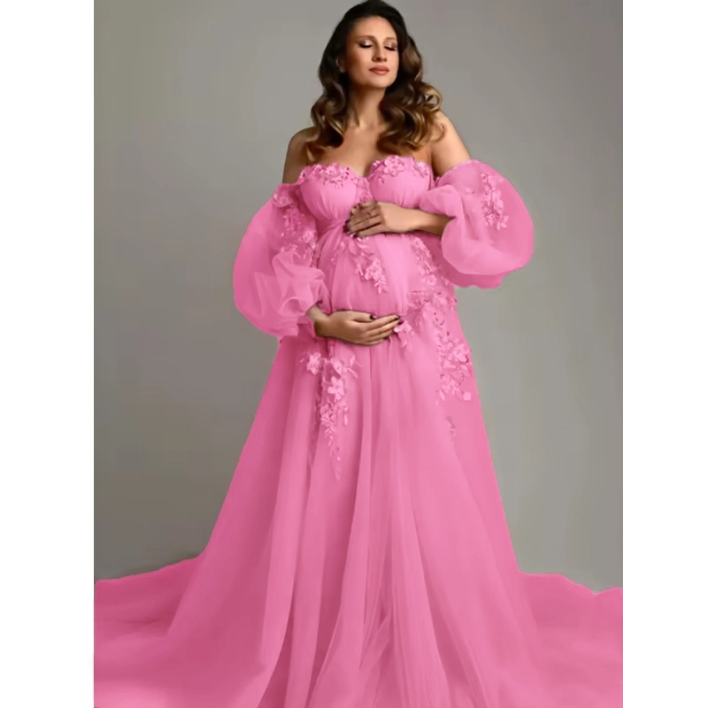 Hand-Finished Maternity Gown - - Baby Clothing Embroidery ulasan dan harga