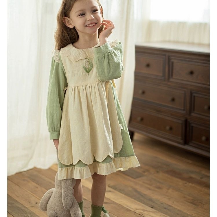 Eid New Girl Velvet Lace Lolit - Baby Xmas Clothing ulasan dan harga