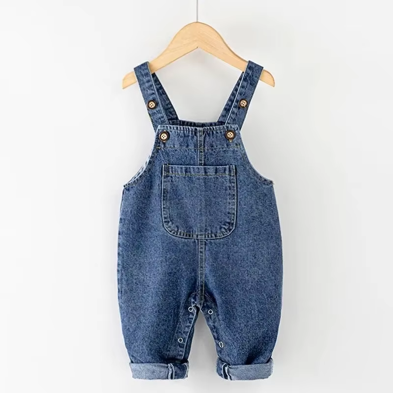 Spring and Autumn New Children - Baby Overall Denim ulasan dan harga