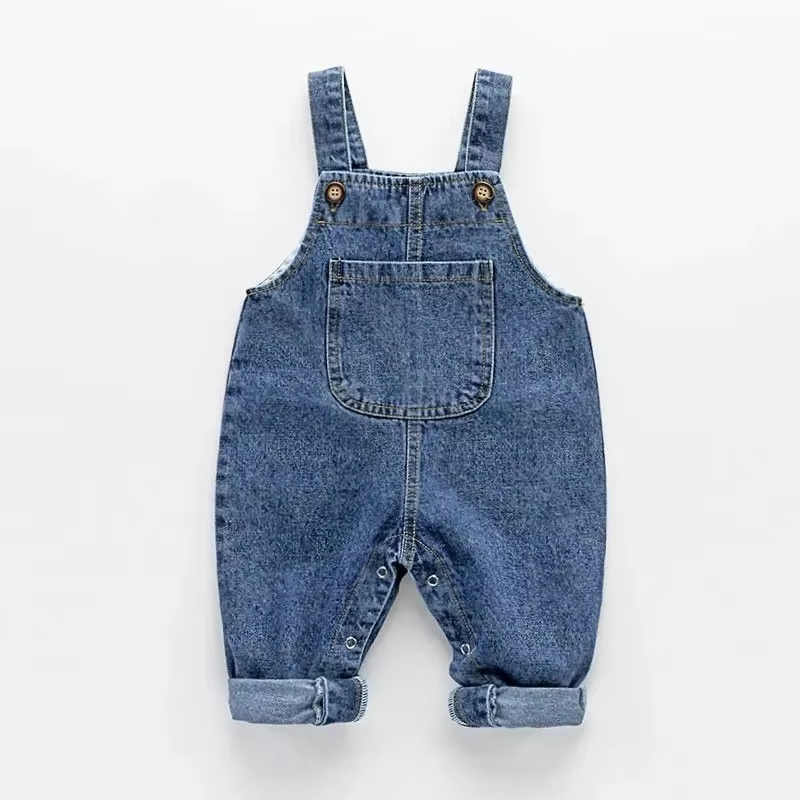 Spring and Autumn New Children - Baby Overall Denim ulasan dan harga