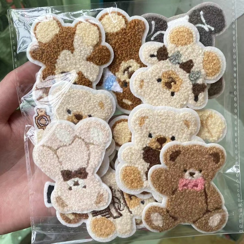 Towel Embroidered Cute Bear Pa - Baby Clothing Types ulasan dan harga