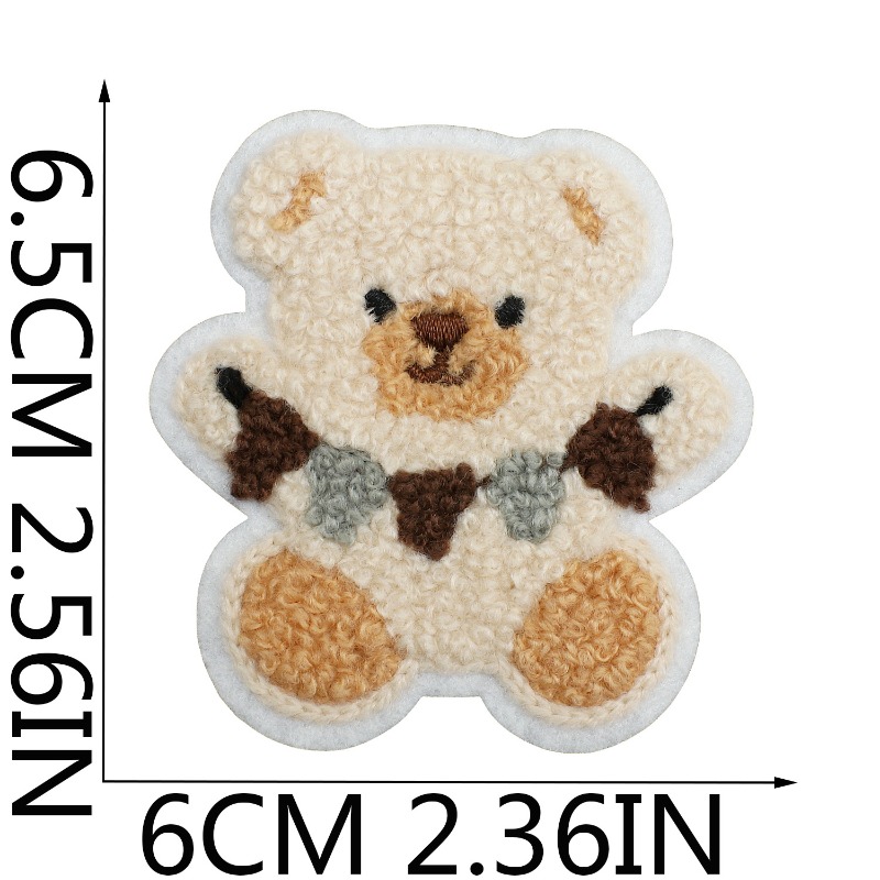 Towel Embroidered Cute Bear Pa - Baby Clothing Types ulasan dan harga