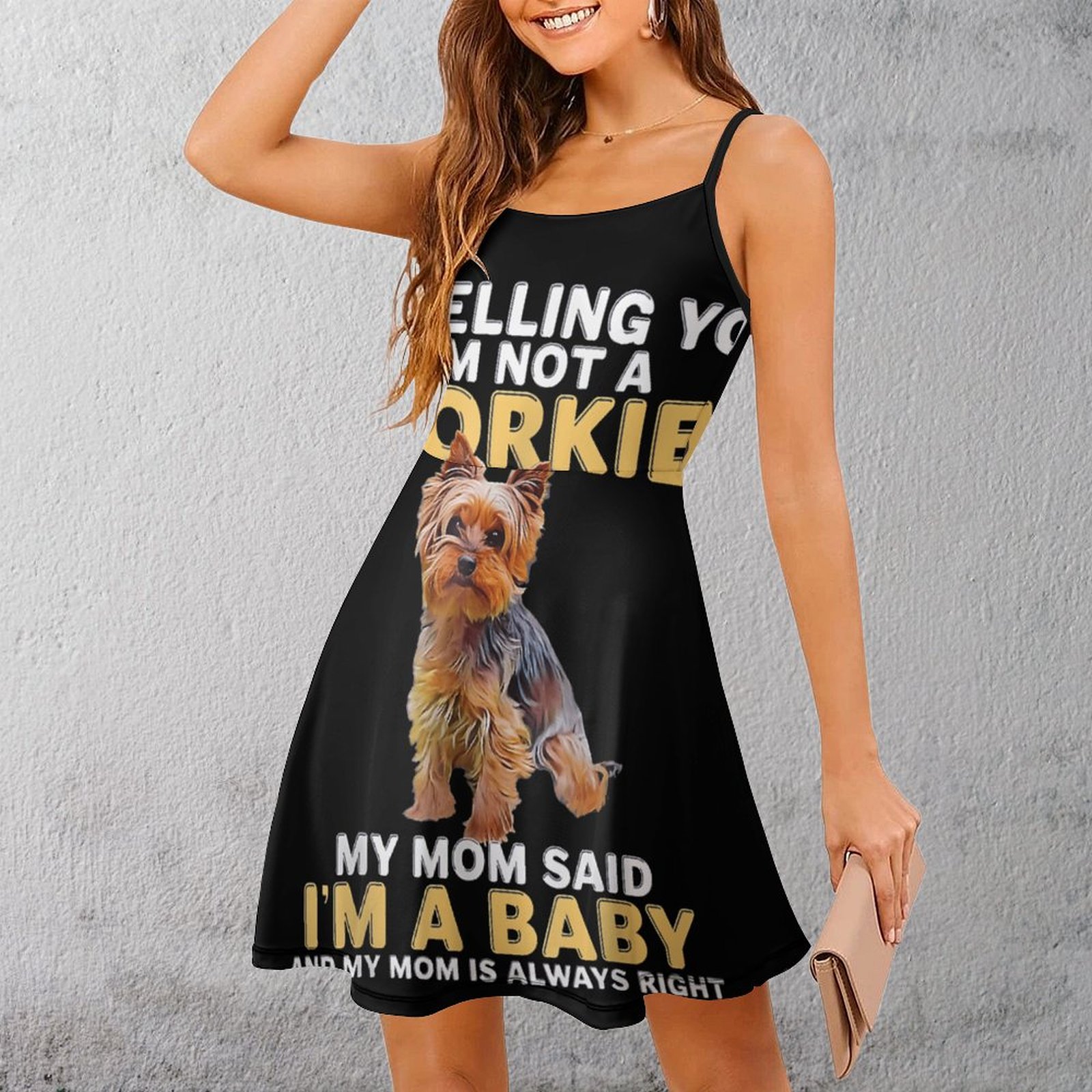 Cute Yorkie Baby Quote Women's - Baby Clothing Quotes ulasan dan harga