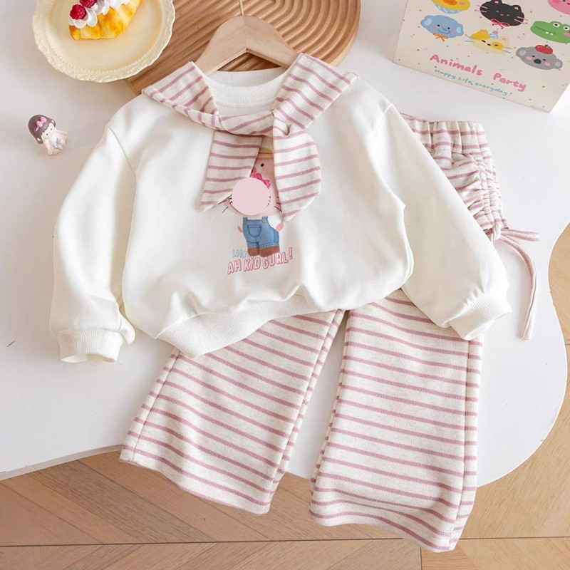 Spring and Autumn Girls' Outfi - Baby Clothing Unique ulasan dan harga
