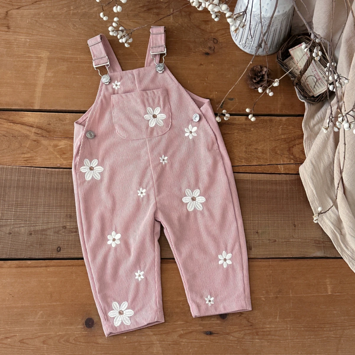 Korean-style Baby Boys Girls J - Baby Overall Denim ulasan dan harga