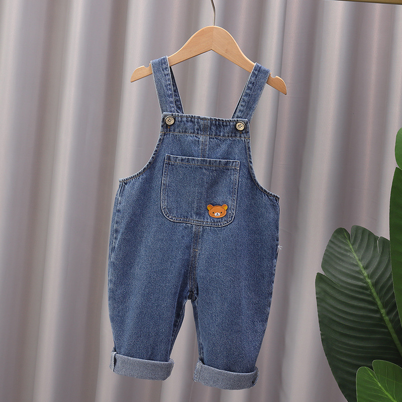 2026 New Korean Version Soft W - Baby Overall Denim ulasan dan harga