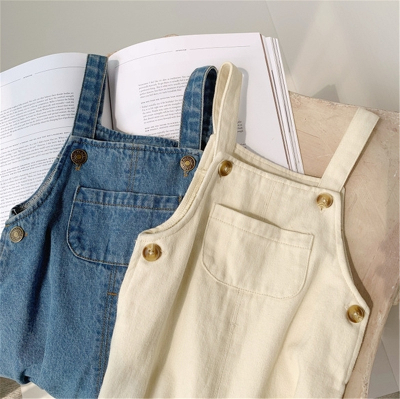 Baby Boy Solid Denim Overalls  - Baby Overall Denim ulasan dan harga