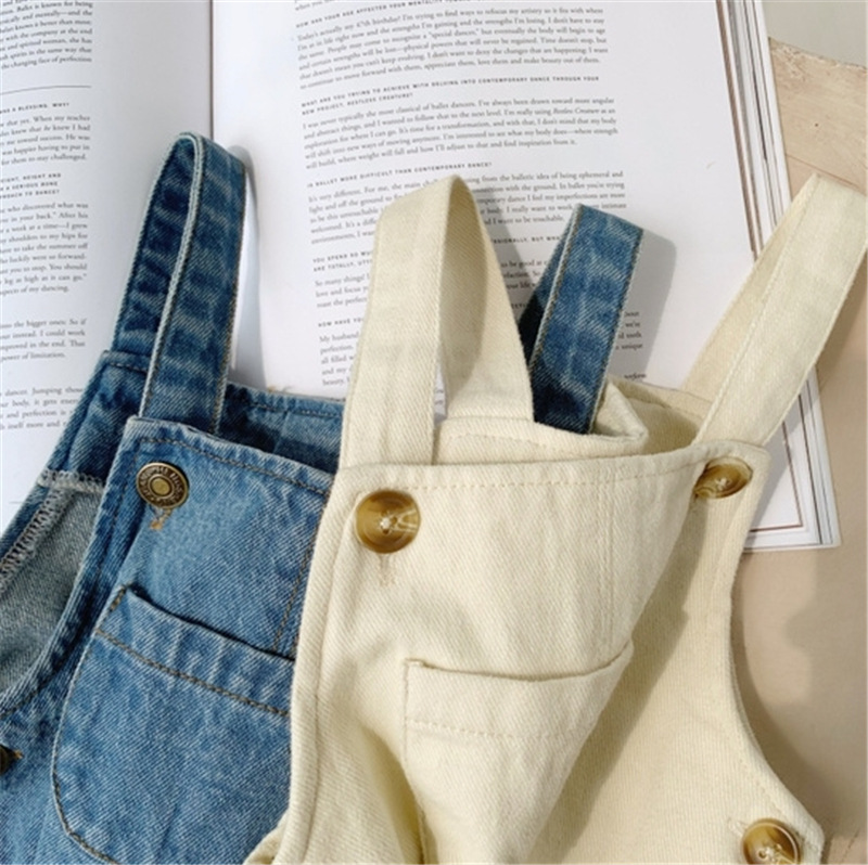 Baby Boy Solid Denim Overalls  - Baby Overall Denim ulasan dan harga