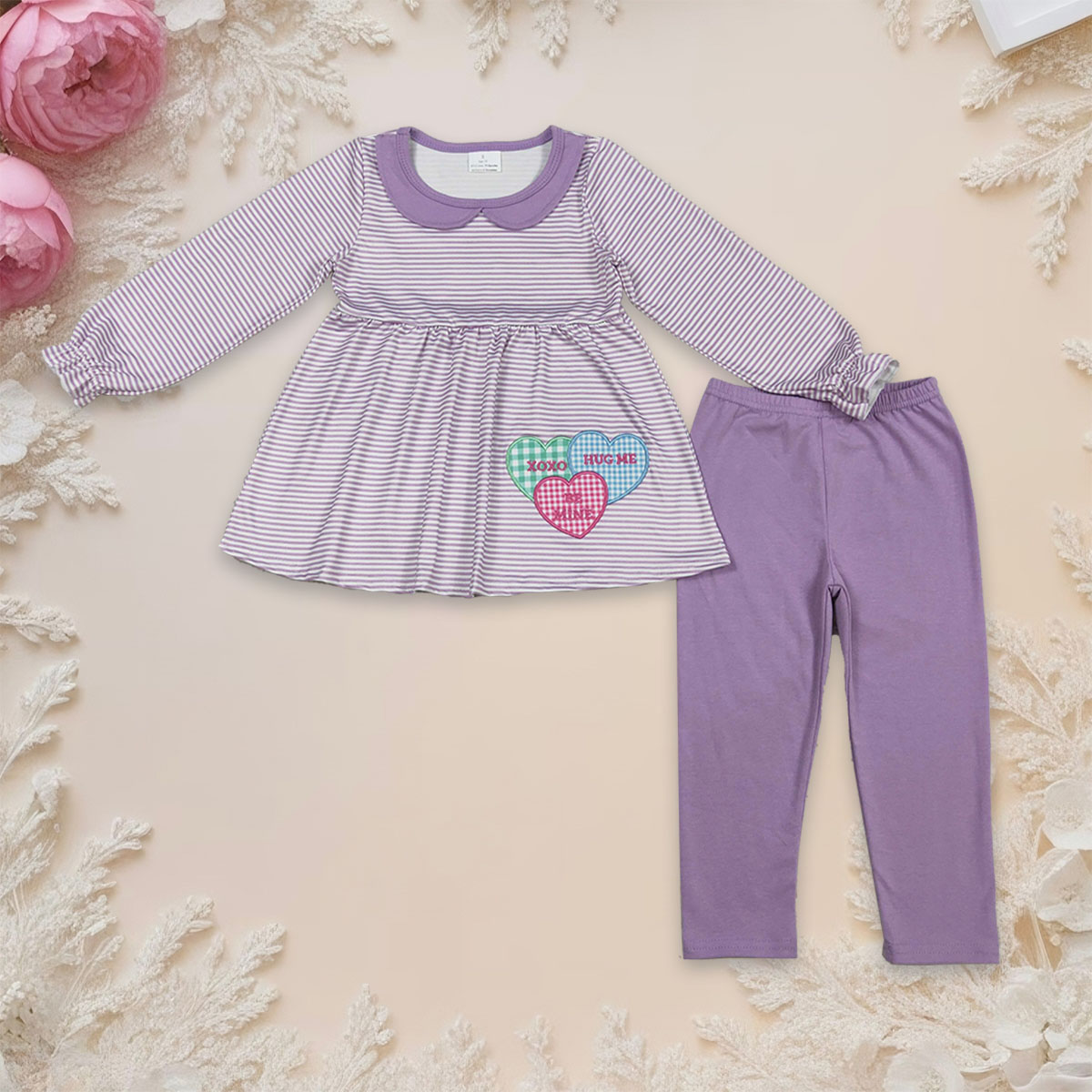 Baby Girl Long Sleeve Embroide - Xoxo Baby Clothing ulasan dan harga